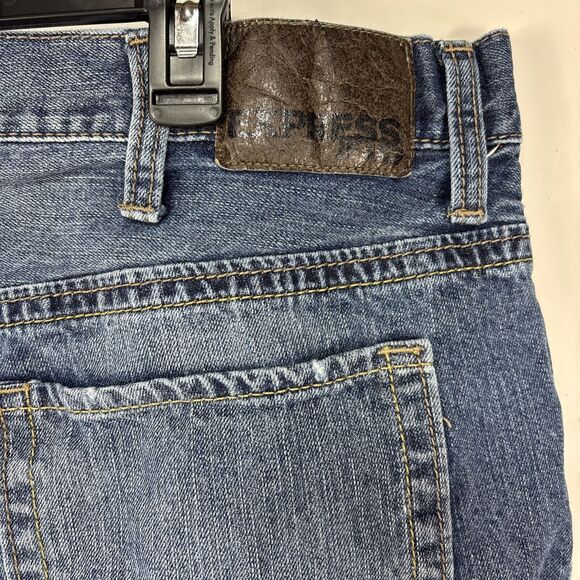 Express Jeans Men's Size‎ 38x30 Blake Loose Fit Straight Leg Medium Wash Jeans - Picture 10 of 15